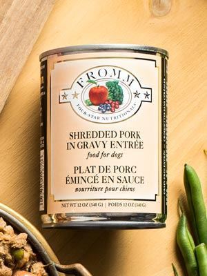 Fromm shredded pork in gravy