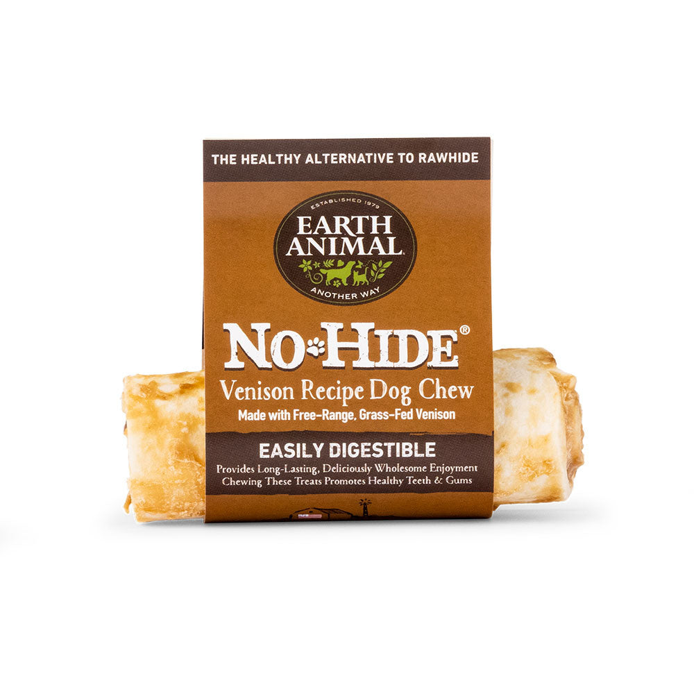 Earth Animal No-Hide Venison Roll Dog Chew Treat