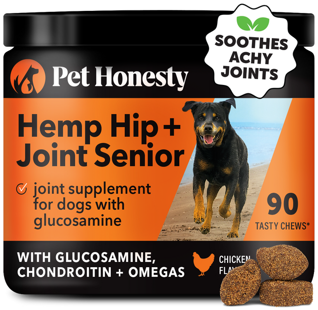 Pet honesty hemp hip and joint senior