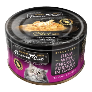 NEW Fussie Cat Tuna with Chicken in Gravy 2.8oz