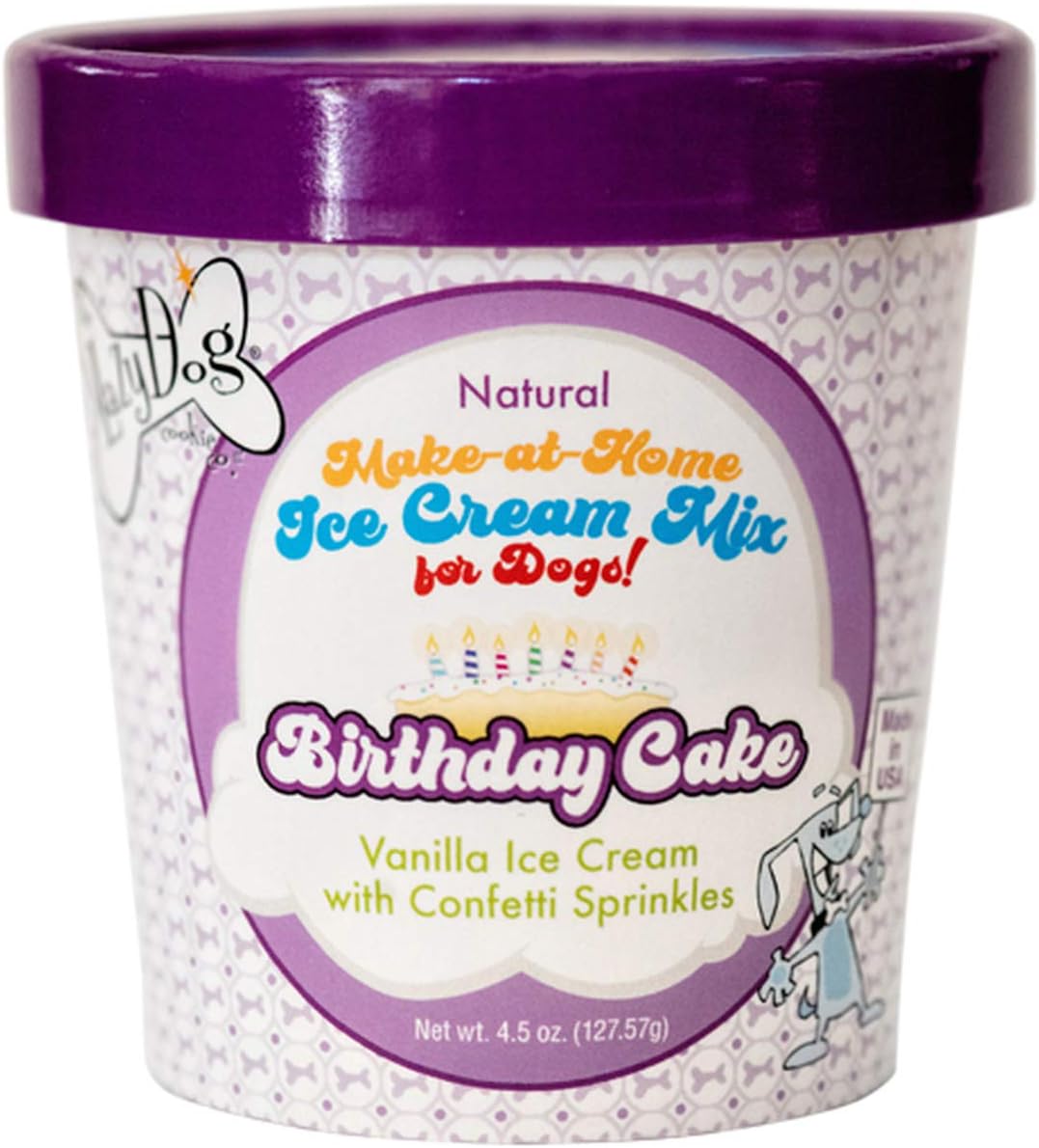 Make-at-Home Ice Cream Mix, Vanilla with Confetti Sprinkles