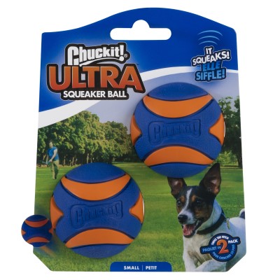 Chuckit ultra squeaker small 2 pack