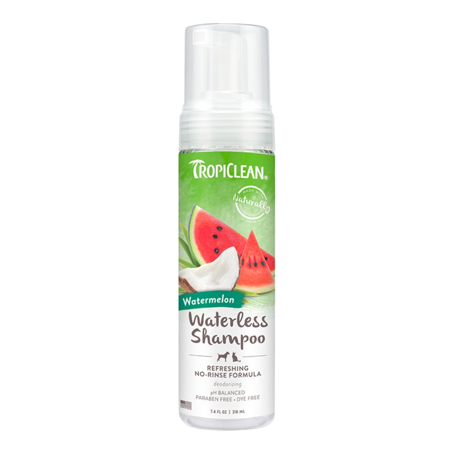 Tropiclean waterless shampoo watermelon