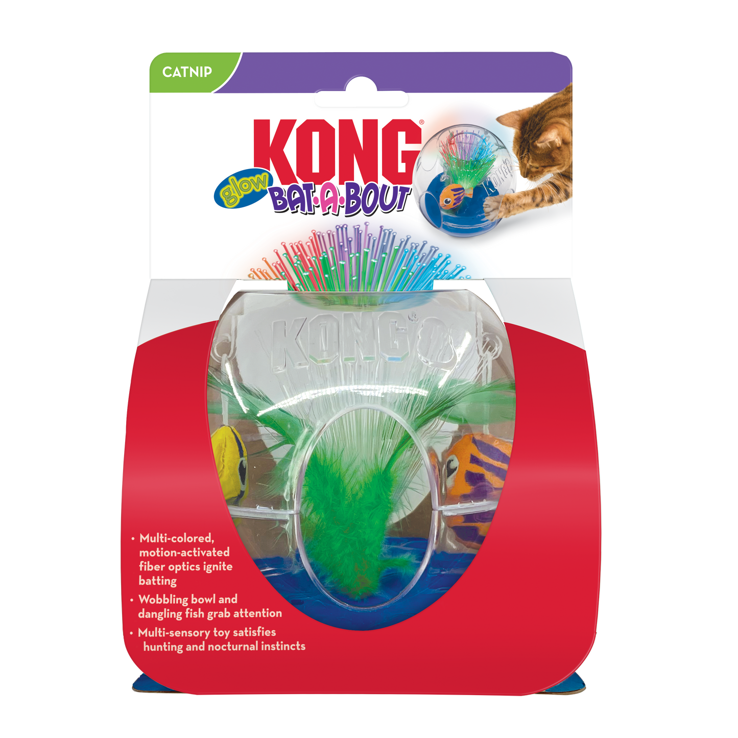 KONG BAT-A-BOUT GLOW AQUARIUM