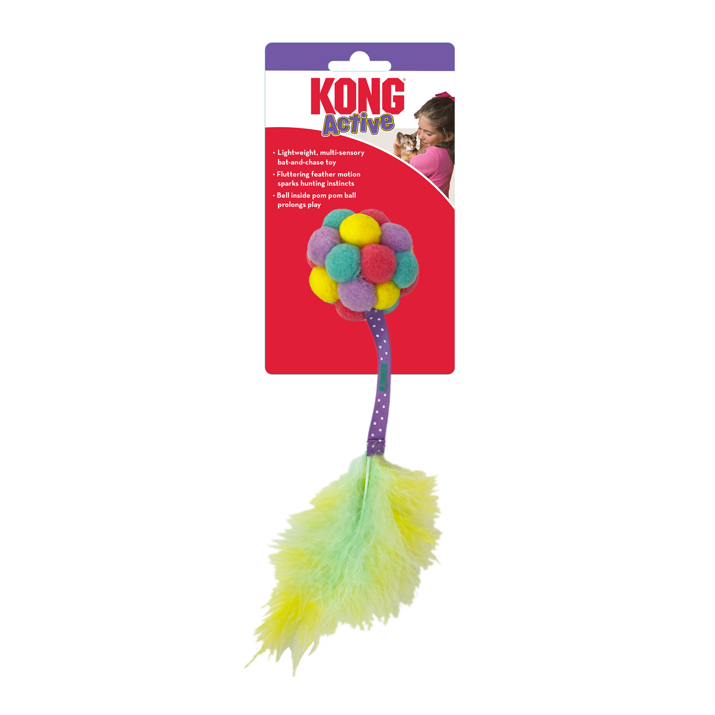 KONG CAT ACTIVE BUBBLE BALL