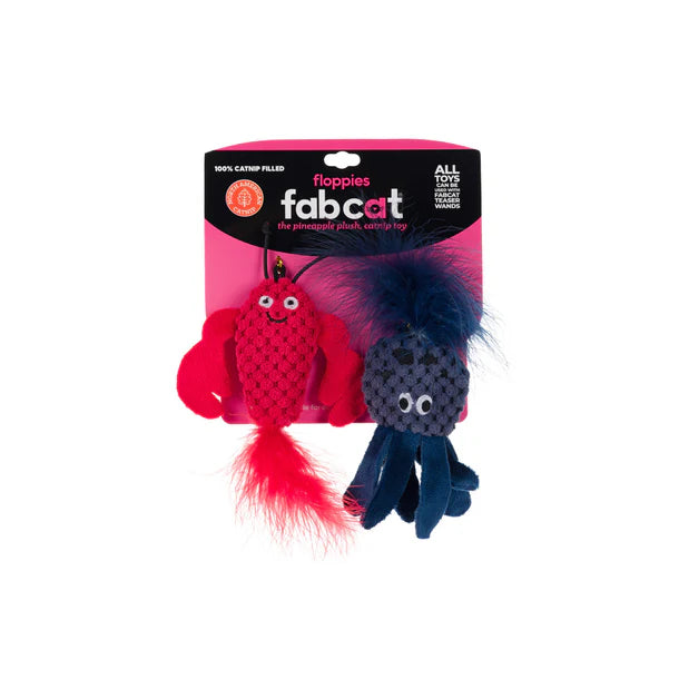 fab cat floppy lobster and octopus