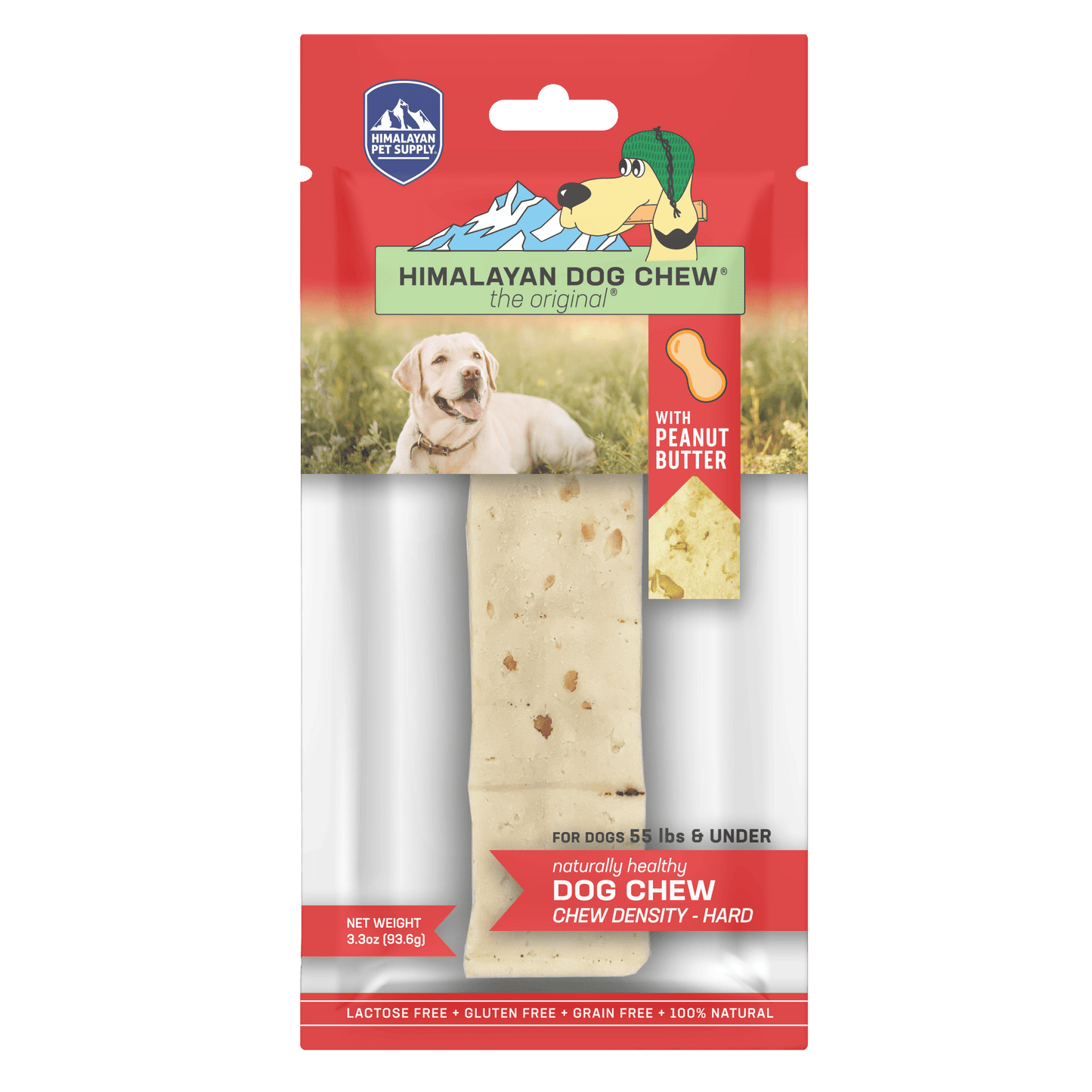 Himalayan Dog Chew Large For Dogs up to 55# - Peanut Butter