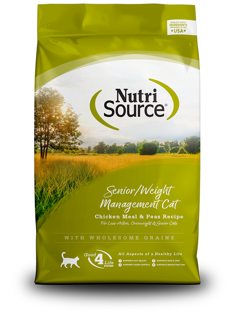 Nutrisource grain free cat senior/weight management