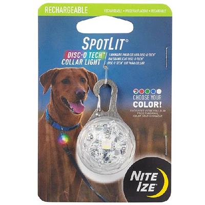 Nite ize spotit rechargeable collar light disco o jewel