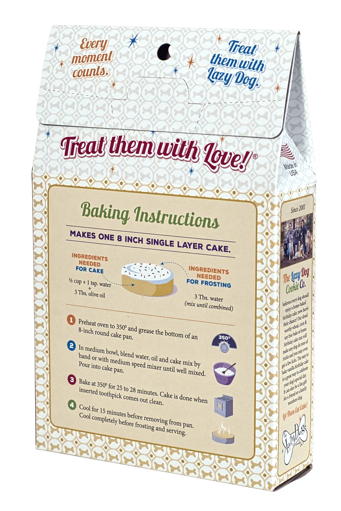 Birthday Cake Mix w/Sprinkles & Frosting Mix