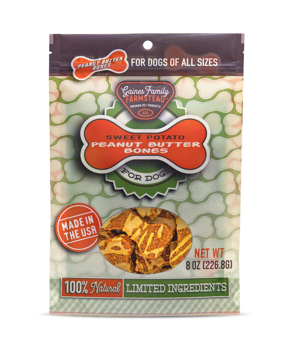 Peanut Butter Sweet Potato Bones 8oz