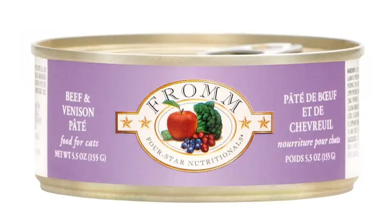 fromm beef and venison cat food