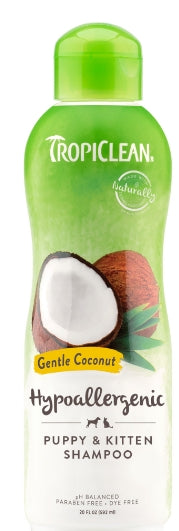 TropiClean Gentle Coconut Hypoallergenic Puppy & Kitten Shampoo
