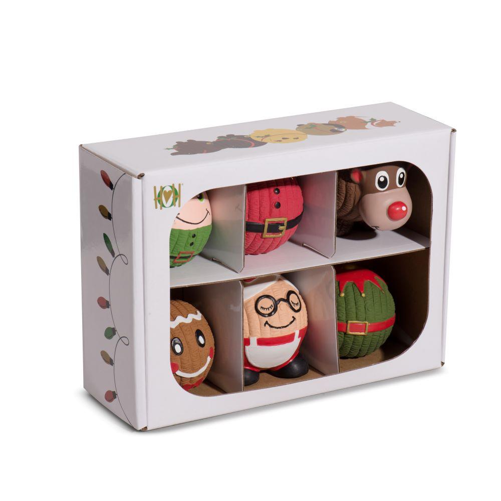 HuggleHounds Ruff-Tex Small Christmas SET 6PK