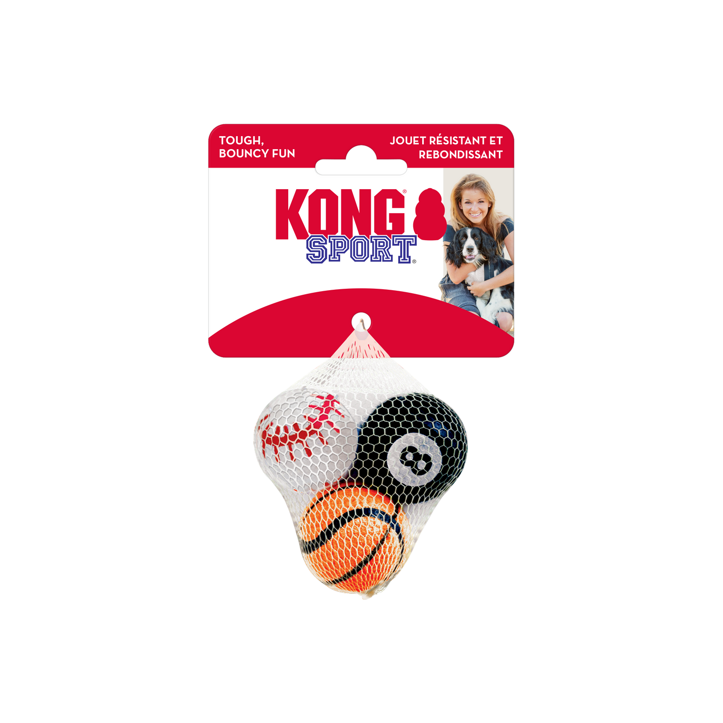 Kong Sports Ball Small 3 pack