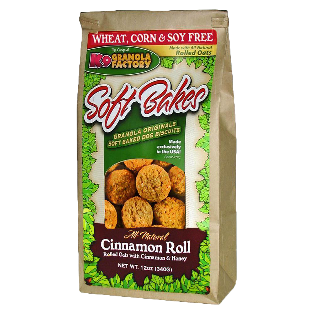 K9 granola factory soft baked cinnamon roll cookies