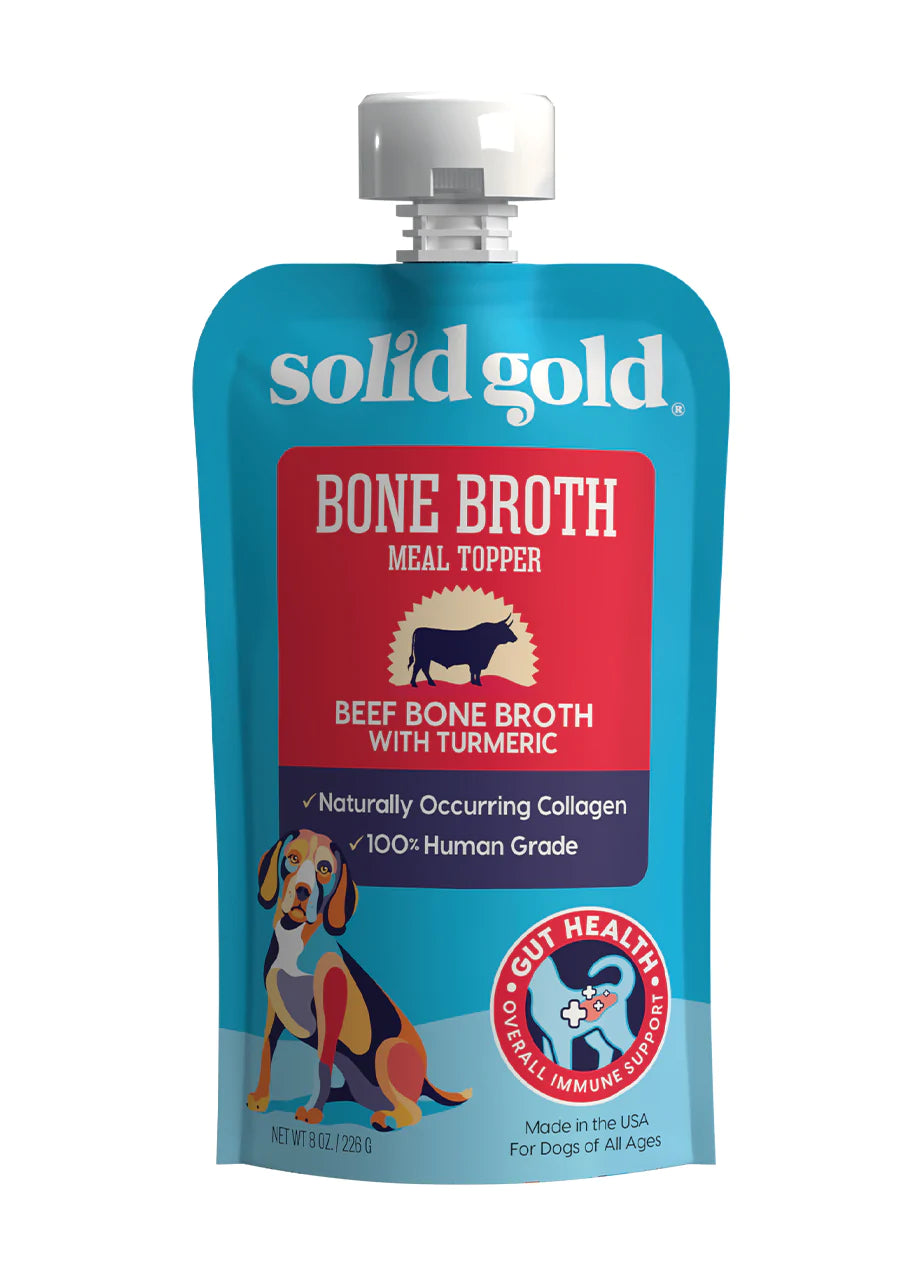 Solid Gold - Bone Broth / Meal Topper (Beef with Turmeric)