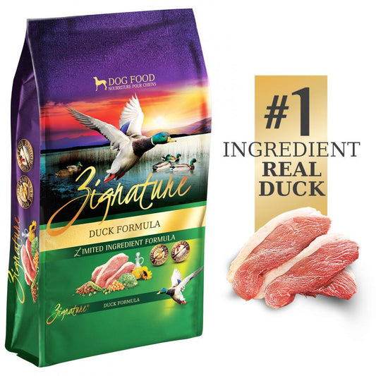 Zignature Limited Ingredient Diet Grain Free Duck Recipe Dry Dog Food