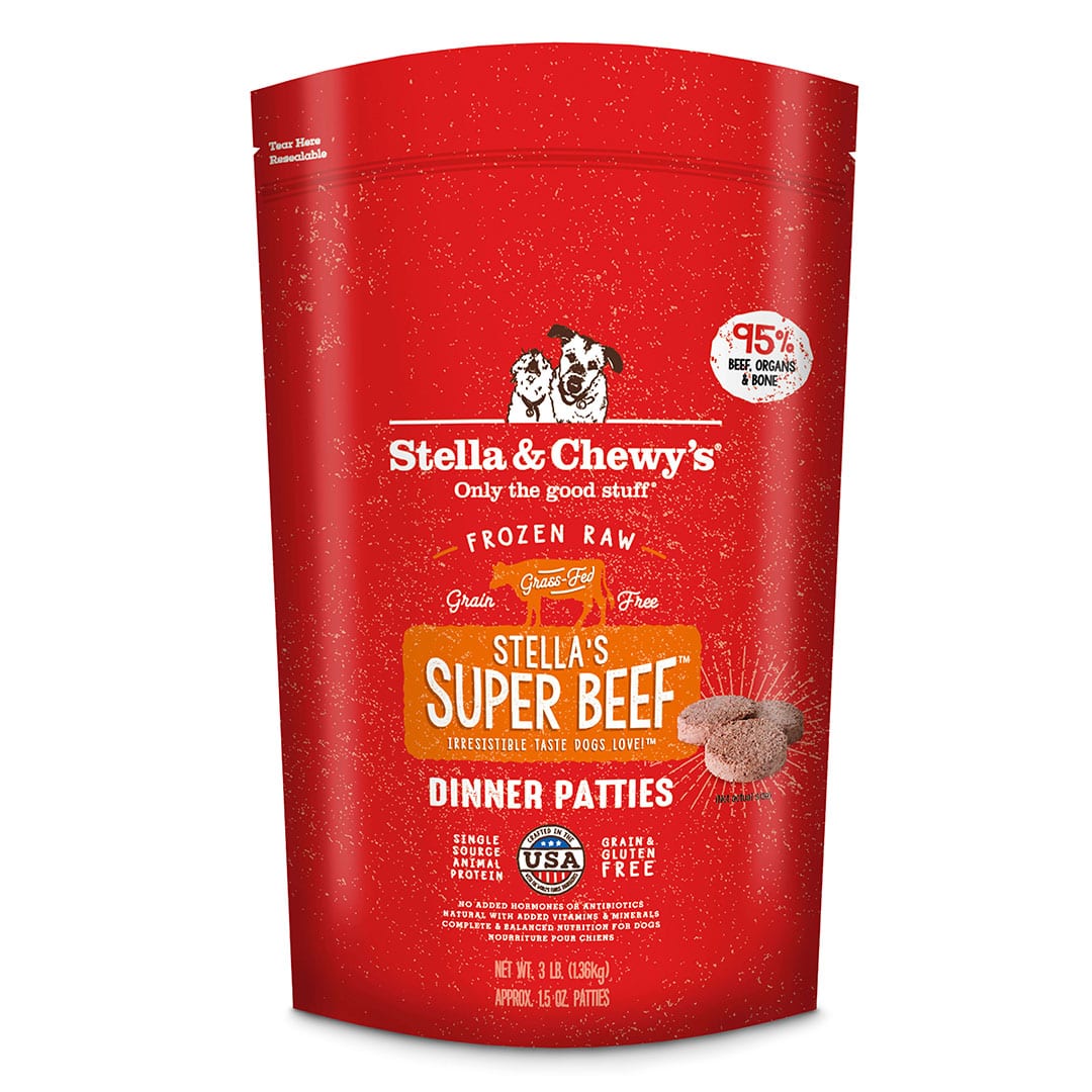 Stella & Chewy Raw Frozen Beef Patties