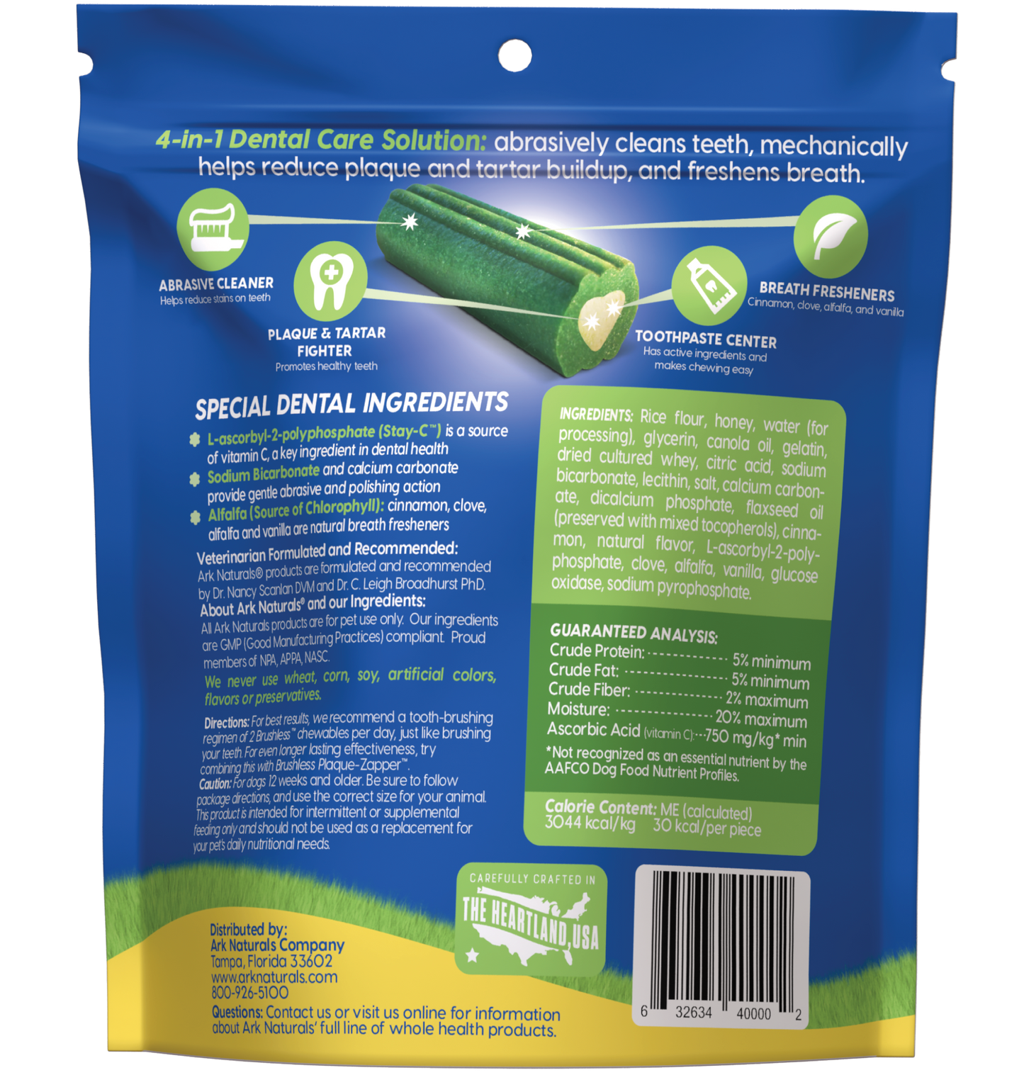 Ark Naturals Breath-Less Brushless Toothpaste Small Dog Treats