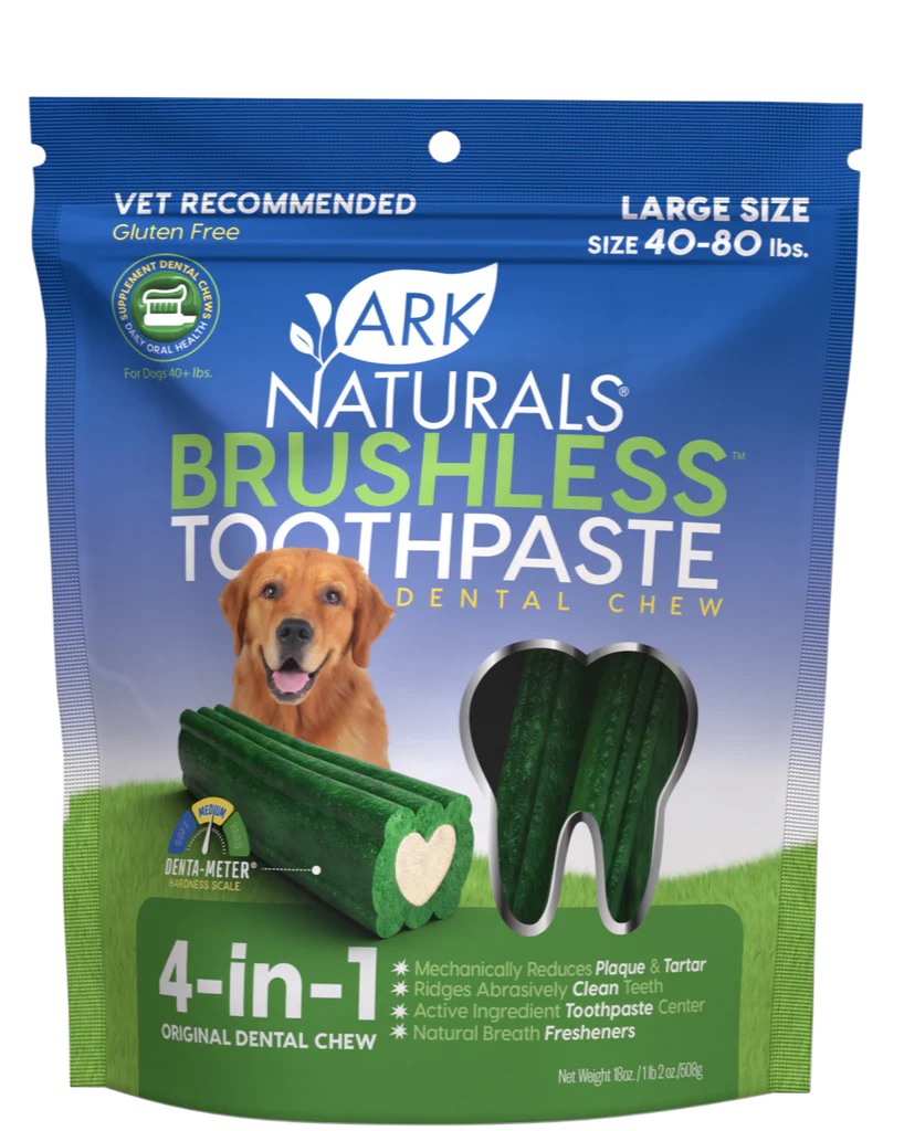 Ark Naturals Brushless Toothpaste Large Dog Treats