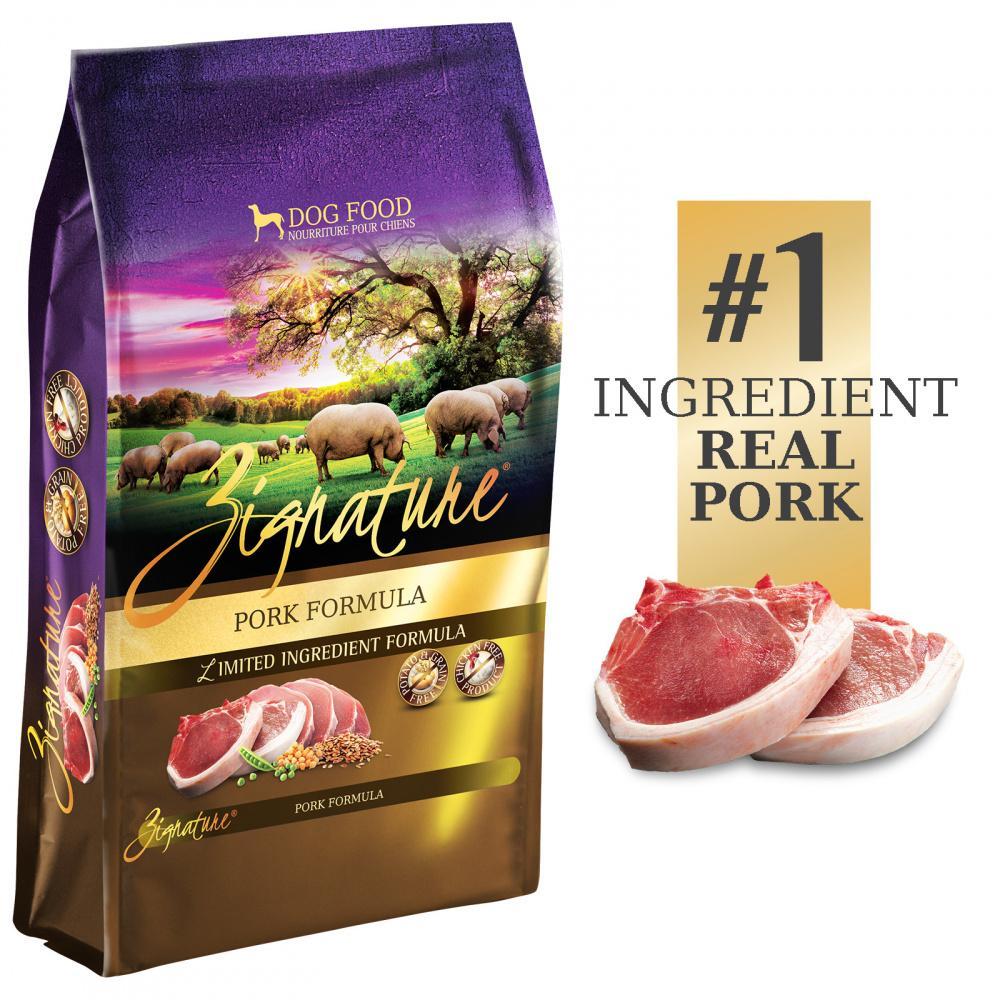 Zignature Limited Ingredient Formula Grain Free Pork Dry Dog Food