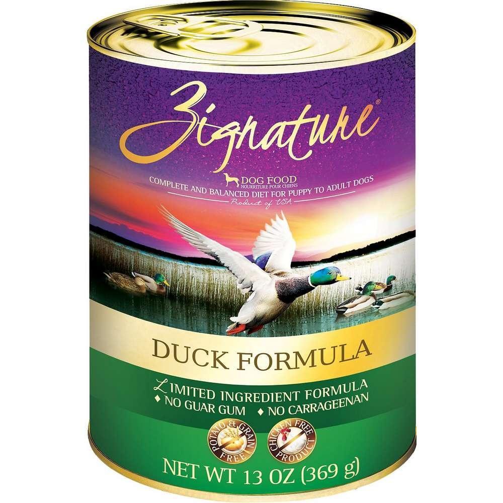 Signature canned dog outlet food