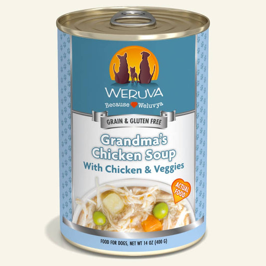 Weruva Grandma's Chicken Soup with Chicken & Veggies Wet Dog Food