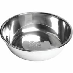 Tails Melamine / Stainless Steel Pet Bowl Black - Large