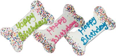 Preppy Puppy Iced Cookie HAPPY BIRTHDAY