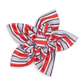 The Worthy Dog Ohio State Helmet Stripe Flower