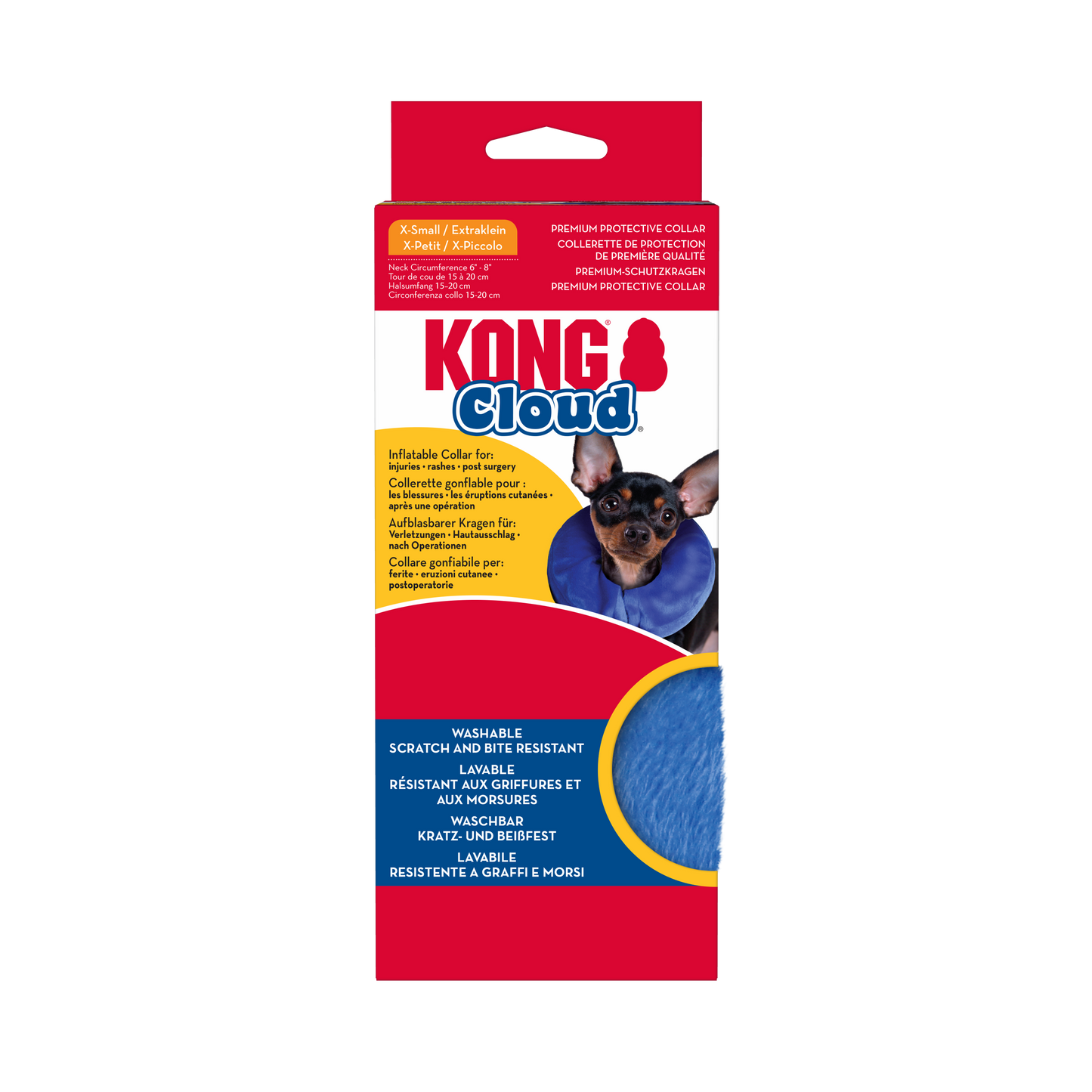 Kong Cloud inflatable collar SM  7-12"