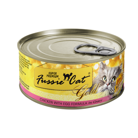 Fussie Cat Super Premium Chicken with Egg 2.8oz Canned Cat Food