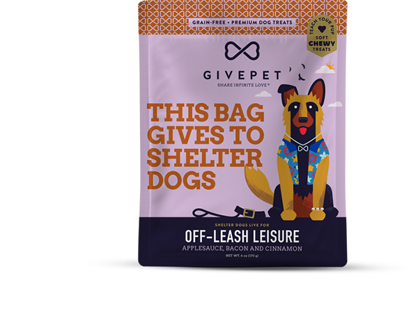 GIVEPET Off-Leash Leisure Soft Treats 6 oz