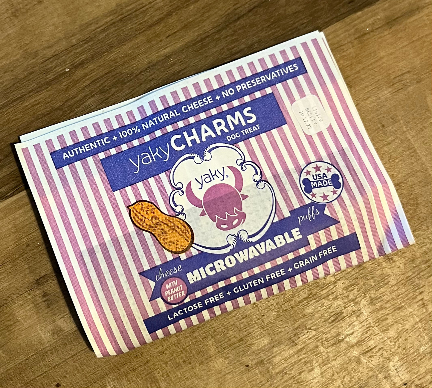 Yaky Charms Dog Treat Peanut Butter