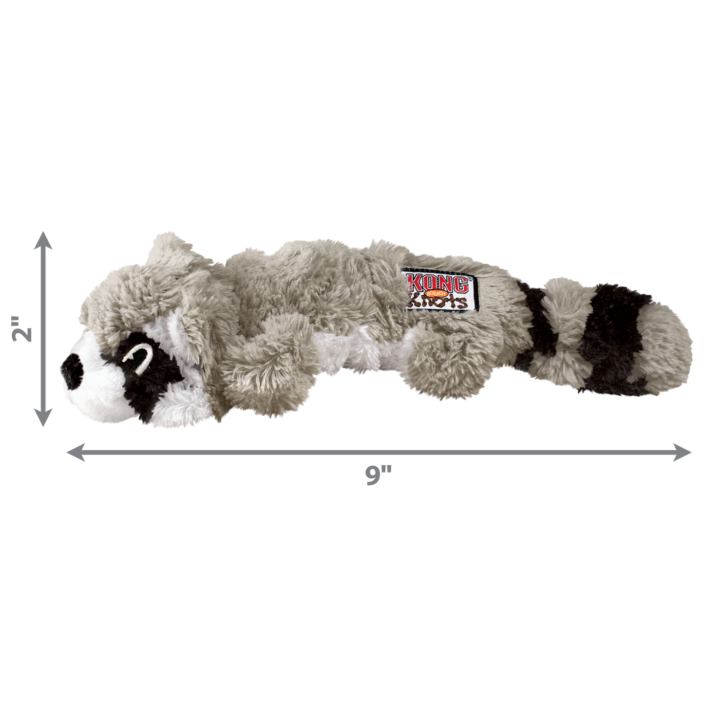 Kong Scrunch Knots Racoon MD/LG