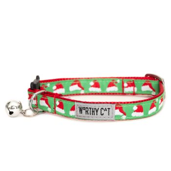 The Worthy Dog Santa Hats (CAT COLLAR)