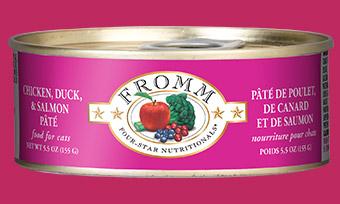 Fromm Four-Star Chicken, Duck & Salmon Pâté Cat Food