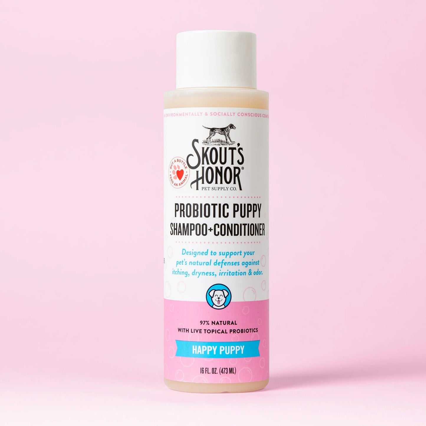 Skout's Honor HAPPY PUPPY PROBIOTIC SHAMPOO + CONDITIONER