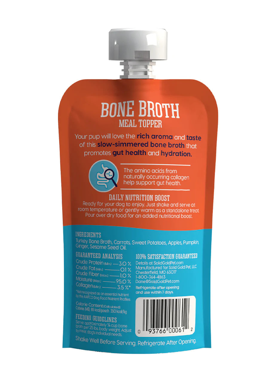 Solid Gold - Bone Broth / Meal Topper (Turkey with Pumpkin & Ginger)