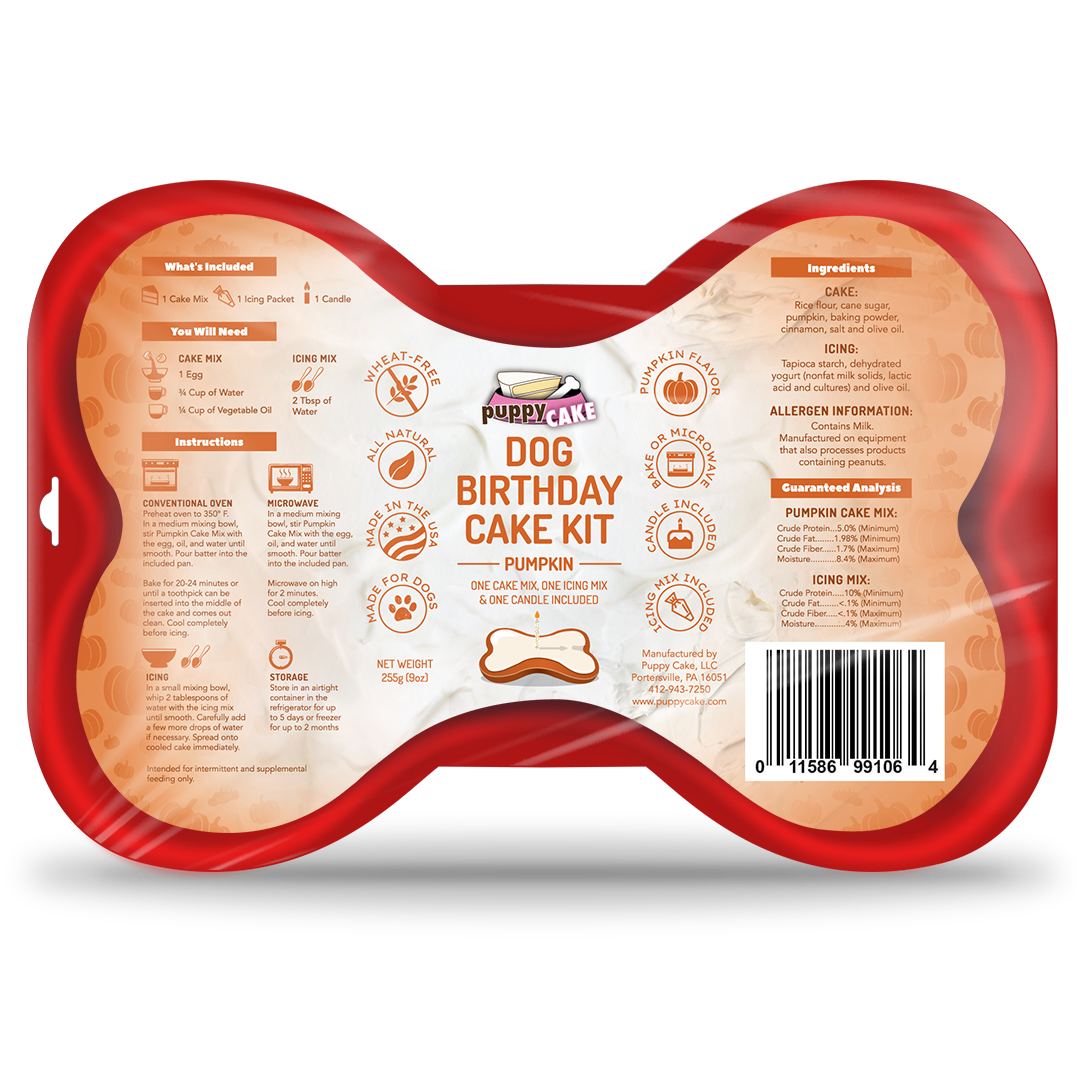 Puppy Cake Dog Birthday Cake Kit