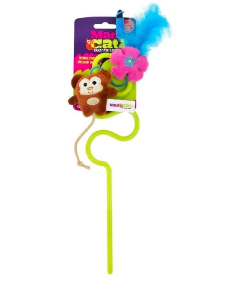 Mad Cat Monkeying Around Wand Cat Toy