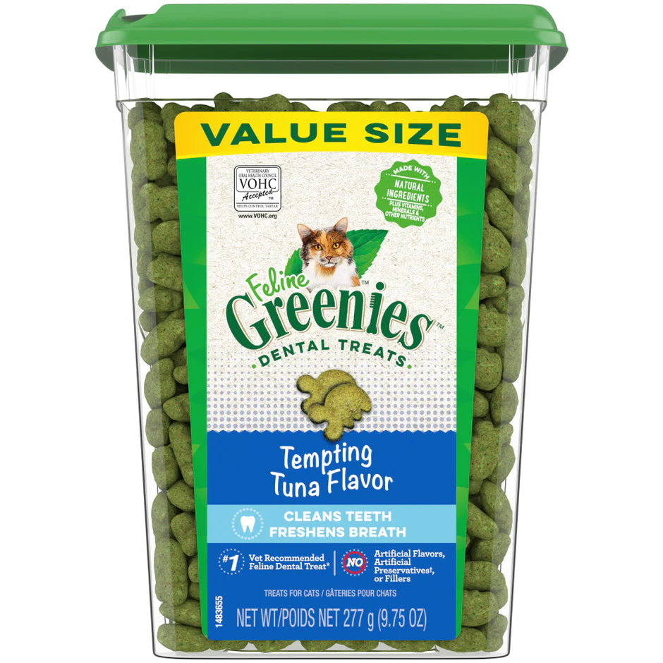 Greenies Tempting Tuna 2.1 Oz. Dental Cat Treats