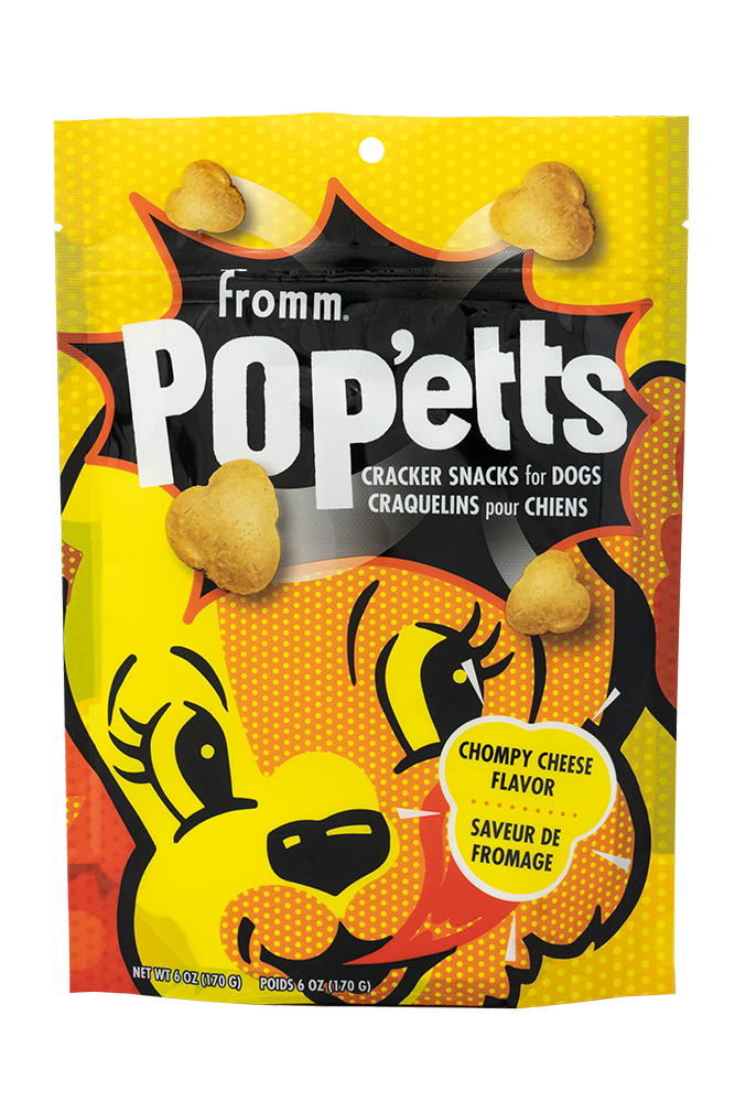 Fromm Popett's Chompy Cheese Dog Treats 6 oz