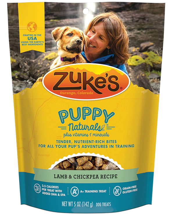 Zuke's Puppy Natural Training Treats Lamb & Chickpea 5 oz