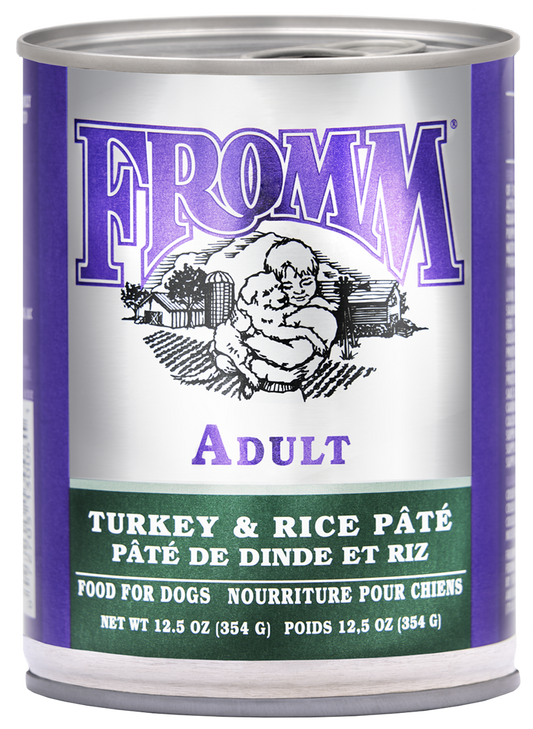 Fromm classic turkey and rice pate
