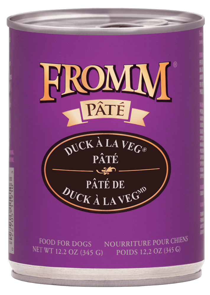 Fromm dog duck a la veg pate