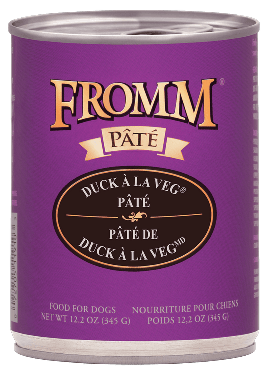 Fromm dog duck a la veg pate
