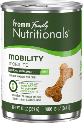 Fromm dog mobility supplemen pate
