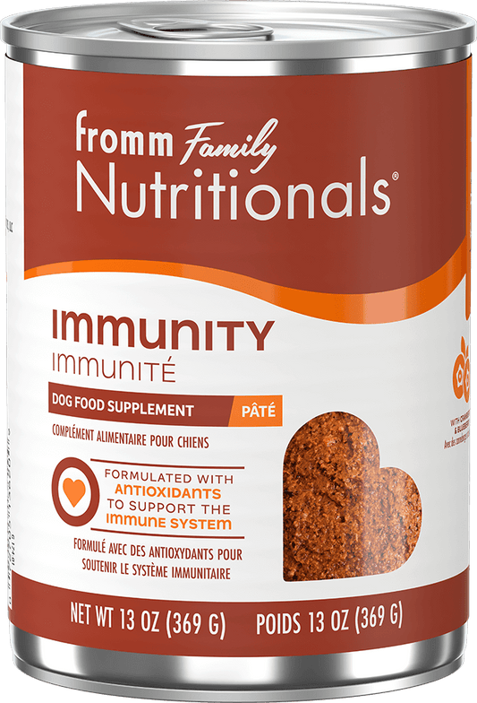 Fromm dog immunity supplement pate